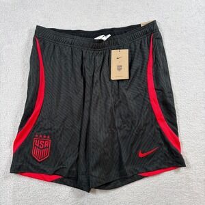Nike Shorts Mens Large Black United States National Soccer Team USWNT Slim Fit
